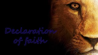 Declaration of faith - Lyric video