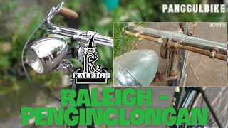 RESTORASI SEPEDA ONTHEL THE RALEIGH AA SERIES -  step #04 - finish - test ride (@sawung alfa )