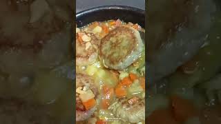 Beef patties curry🤤🤤 #shorts #shortsviral #asmr #food #asian