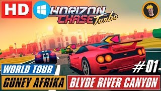 HORİZON CHASE TURBO GÜNEY AFRİKA   BLYDE RIVER CANYON #01 GAMEPLAY