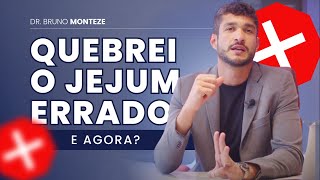 Coisas que você não deve fazer durante o jejum