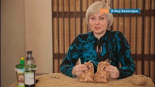 «Ручная работа». Лапти, плетенные из газеты (7.04.2018)