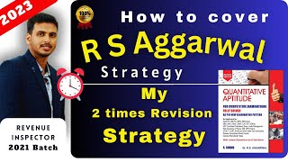 How to cover R S Aggarwal | Revise 2 times | Math Strategy | 2023 | Target