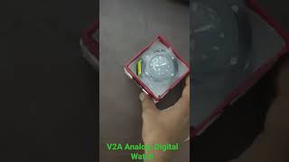 v2a analog-digital watch unboxing #shorts  #ytshorts