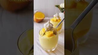 MOUSSE DE MANGO 🥭 Y CHOCOLATE BLANCO | #mango #postre #receta #mousse