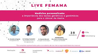 LIVE Medicina personalizada: a importância dos testes genéticos e genômicos para o câncer de mama