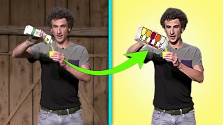 Swiss magician LIONEL Incredible trick with drinks!!! Magic Secret Revealed | ACE