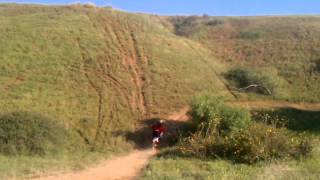 RECHE CANYON TRIP 2 ROBERT ON CRF450R @ QUAD JUMP 1 TAKE 1