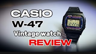 Casio W-47 Vintage Watch Review - Module 549 - Ep 59