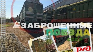 🚂ЗАБРОШЕННЫЙ ПОЕЗДА СССР в хорошем состоянии❗️Чуть не поймала охрана|||