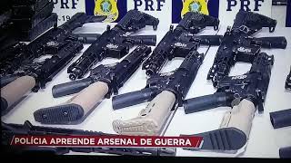 Polícia apreende arsenal de guerra