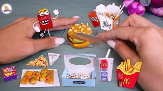 MINIATURE McDONALD'S FOOD/ REAL MINIATURE FOOD DIY CRAFTS for Cooking