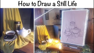 How to Draw a Still Life - Sketching From Life