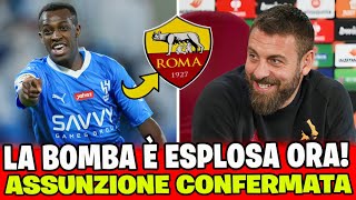 😍SARÀ UN GIOCATORE DELLA ROMA, CONFERMATO IN QUESTO MOMENTO!NOTIZIE DEL AS ROMA OGGI