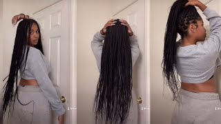 small knotless braids