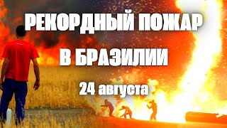 Ад в Бразилии рекордный всплеск лесных пожаров охватил Сан Паулу более 50000 кв м территории