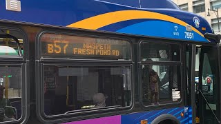 MTA New York City Bus | 2018 New Flyer Industries XD40 #7551 Audio Recording