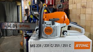 STIHL MS 251 06.2024г. Мощная бытовая пила за хорошую цену!