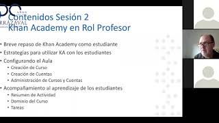 Sesión 2/ Seminario Khan Academy: Herramienta para la Enseñanza y el Aprendizaje de la Matemática