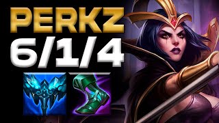 Perkz LeBlanc vs Akali / LOL EUW Patch 12.14