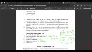 Introduction to foreign exchange risk management