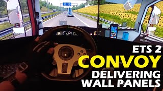 ETS2 CONVOY GAMEPLAY | PXN V9 STEERING WHEEL  GAMEPLAY