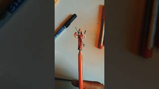 🤩Pencil Durga Maa Art...🙏😱 #jaimatadi  #durgapuja #dugamaa #pencilart #art #viral #shorts