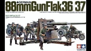 Обзор 88mm Gun Flak 36/37. Tamiya 1/35