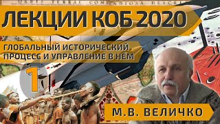 ЛЕКЦИИ КОБ 2020 - 1 Глобальный исторический процесс и управление в нём Величко МВ