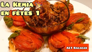 La Kemia en fête 1: tatin de poivrons et salade d’aubergines frites