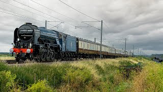 60532 'Blue Peter' passing through Claypole | 13th July 2024