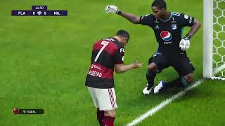 FLAMENGO X MILLONARIOS - GAMEPLAY PES 2021