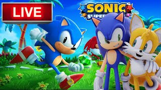 Sonic PLAYS Sonic Superstars! (FT. Tails) *LIVE*