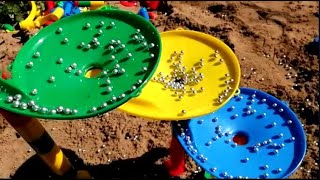 1500 ШАРИКОВ КАТАЮТСЯ ПО ЛАБИРИНТУ/Marble run race (ASMR)/running1500silver  balls#marble #marblerun