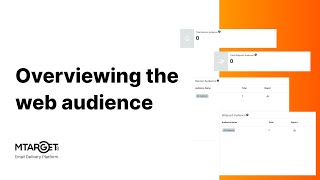 Overviewing the web audience | MTARGET How-To