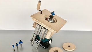 Making a Router Lifter // Freze Tezgahı İçin Asansör Sistemi