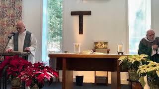 Sunday’s Mass in the Grotto Chapel