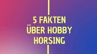 5 Fakten über HH / LJ Horses / information für dieses Hobby