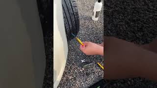 Bubbling tire repair