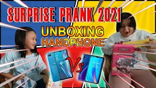 PRANK SURPRISE TWO HANDPHONE | OPPO A12 AND REALME C2