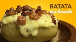 Batata Recheada de Forno - Receita simples e Deliciosa!