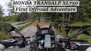 2024 Honda Transalp XL750 - First offroad adventure - solo ride