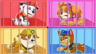 Paw Patrol Mighty Movie | All Dogs in Prison?? | Very Sad Story | Rainbow Friends 3