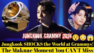 Jungkook's Explosive Grammy 2024 Moment