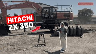 Pengangkutan Hitachi Alat Berat Tipe ZX 350 Ke  Atas Kapal Ke Mimika Papua