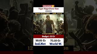 tiger Nageshwar Rao movie worldwide collection #viral #beast #boxoffice #bollywood #youtubeshorts