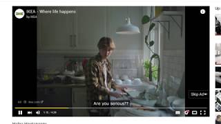 IKEA   Irresistible Pointless Trueview Ads    Dish Washing