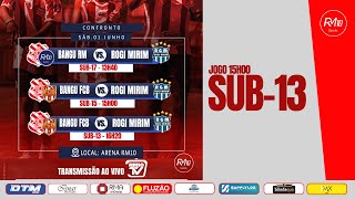 16:20h - Sub 13 Bangu/FCB ✖ Rogi Mirim