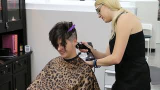 Danielle LV - Pt 2: Long to Undercut Pixie to #1 Buzz Cut (Free Video)