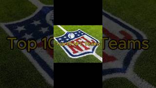 Top 10 NFL Teams 🏈 #travel #top5 #holidaydestinations #vacationdestinations #top10 #shortvideos #fyp